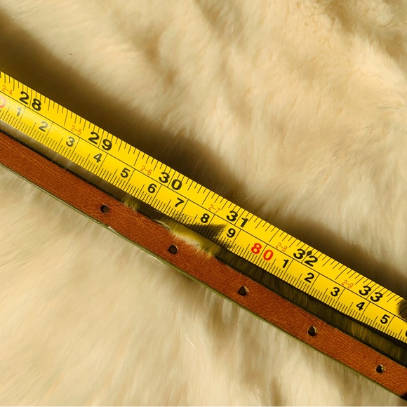 Free People Inversed Genuine Leather Skinny-Skinny Long Green Suede Belts - Picture 13 of 16